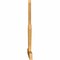 Ekena Millwork Saratoga Rough Sawn Timber Gable Bracket, Western Red Cedar, 72"W x 42"H x 2"D x 4"F, 14/12 Pitch GBW072X42X0204SAR00RWR - alternate 2